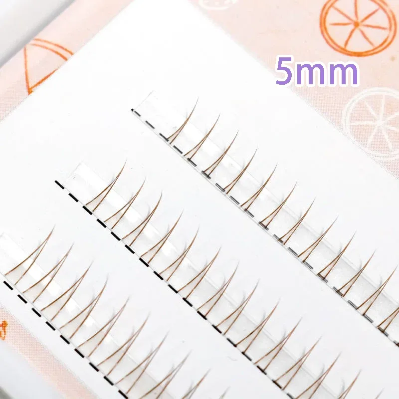 J Curl V Shape Under Eyelash Comic Eye Lashes Natural Bottom Lashes Soft Manga Eyelashes Bunches Eyelash Clusters Korean Makeup — image 8