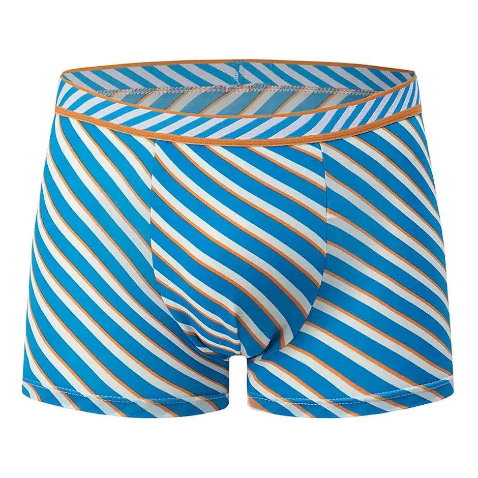 Boxer décontracté à motifs colorés pour hommes, sous-vêtements amples et confortables, surdimensionnés, taille élastique, 4/5 pièces