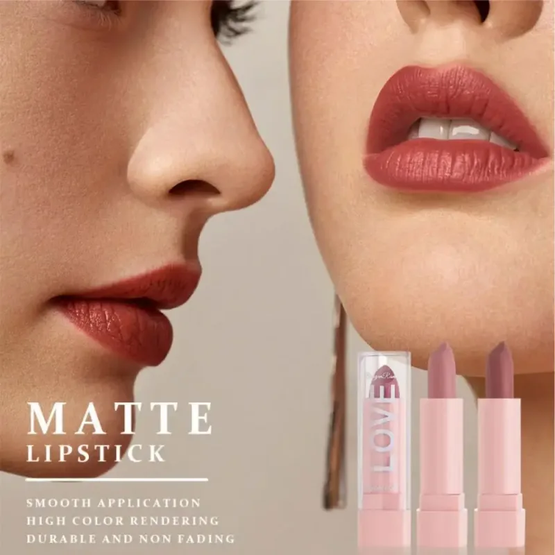 Mini Matte Lipstick Gift Set 10 Colors Saturated Velvet Finish Long Wear Lip Makeup For All Day Moisturizing — image 3