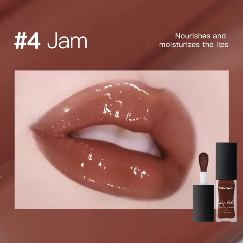 Lipgloss Mirror Lip Glaze Jelly Pout Lip Tint Long Lasting Moisturizing Shine Lipgloss Lip Makeup