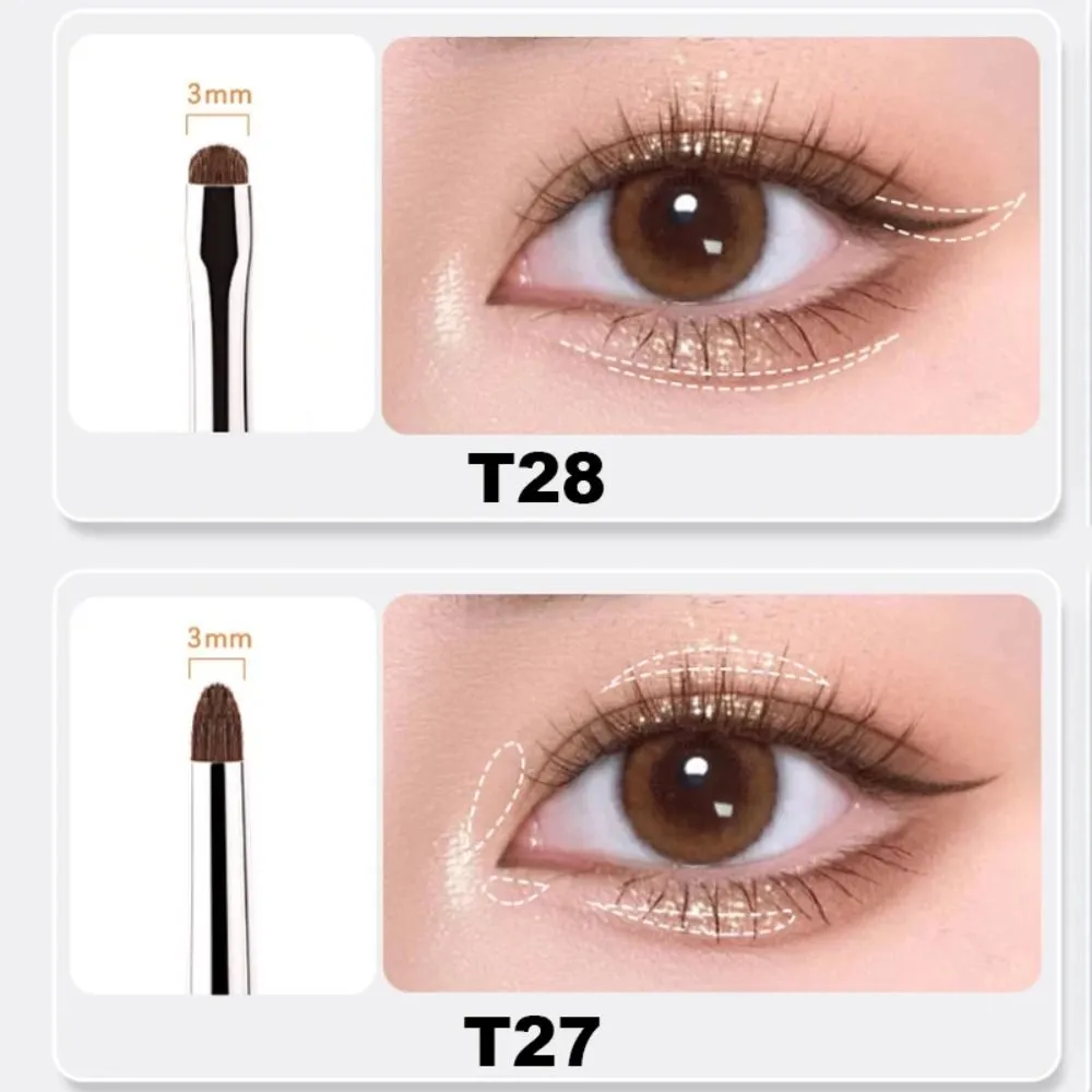 Soft Fine Eyeshadow Brushes Smudge Eyeliner Makeup Brush Eyelid Highlighter Lying Silkworm Makeup Brushes Tools Eye Makeup — image 5