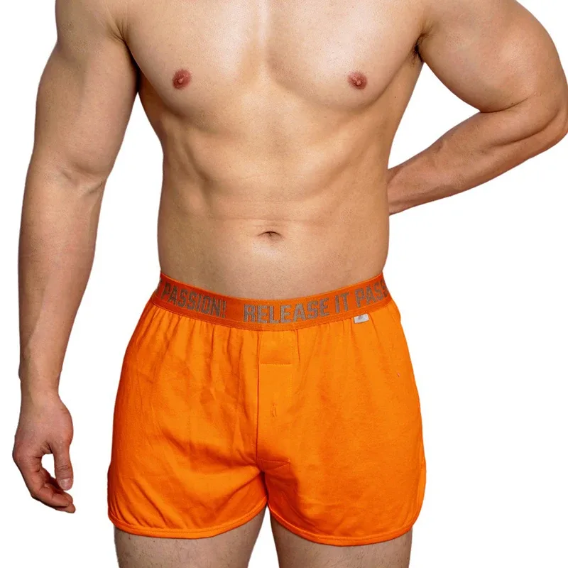 Man's Underwear Panties Men's Shorts Cotton Underwear Boxers Solid Loose Cuecas Masculinas Home Boxershorts Ropa Interior Hombre — image 3