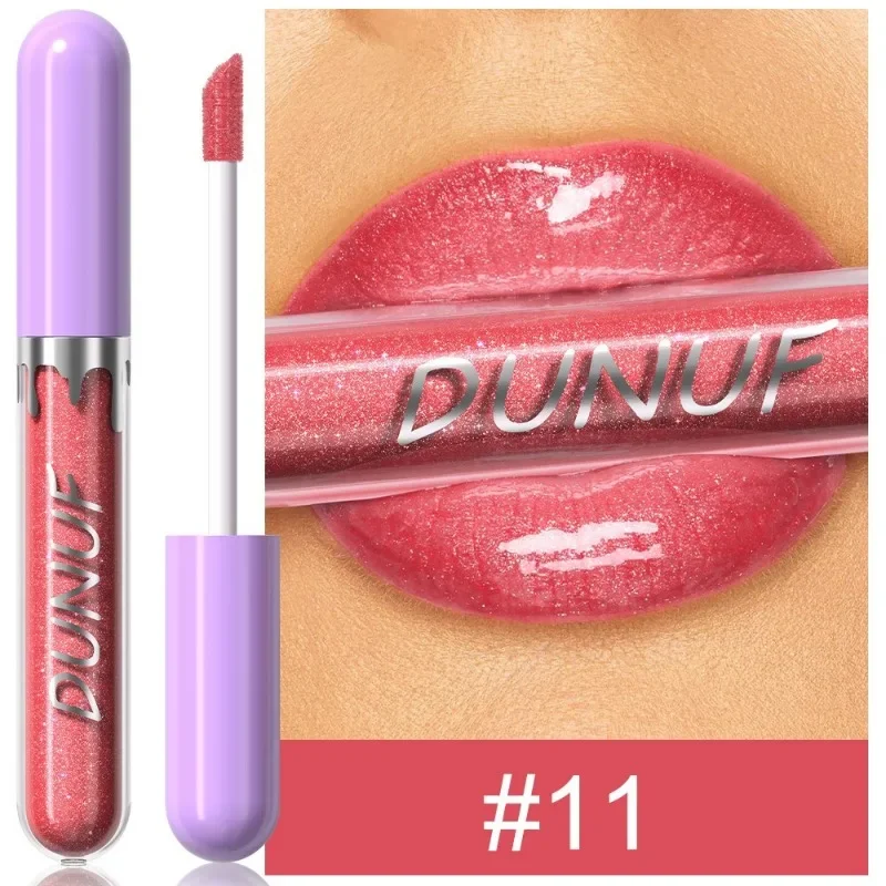 1pc Metallic Liquid Lipstick Long Lasting Glitter Lip Glaze Waterproof Moisturize Brown Lip Tint Shiny Shimmer Lipgloss Makeup — image 12