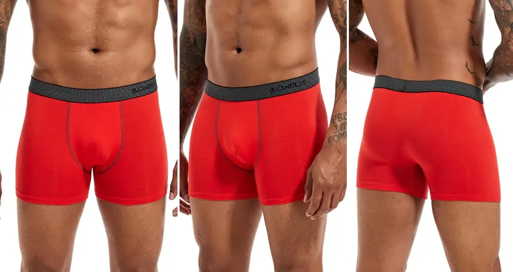 6pcs/pack Boxer Briefs Solid Color Men's Panties Cotton Underwear Men Underpants Letter Elastic Waistband Man Undrewear Shorts — image 9