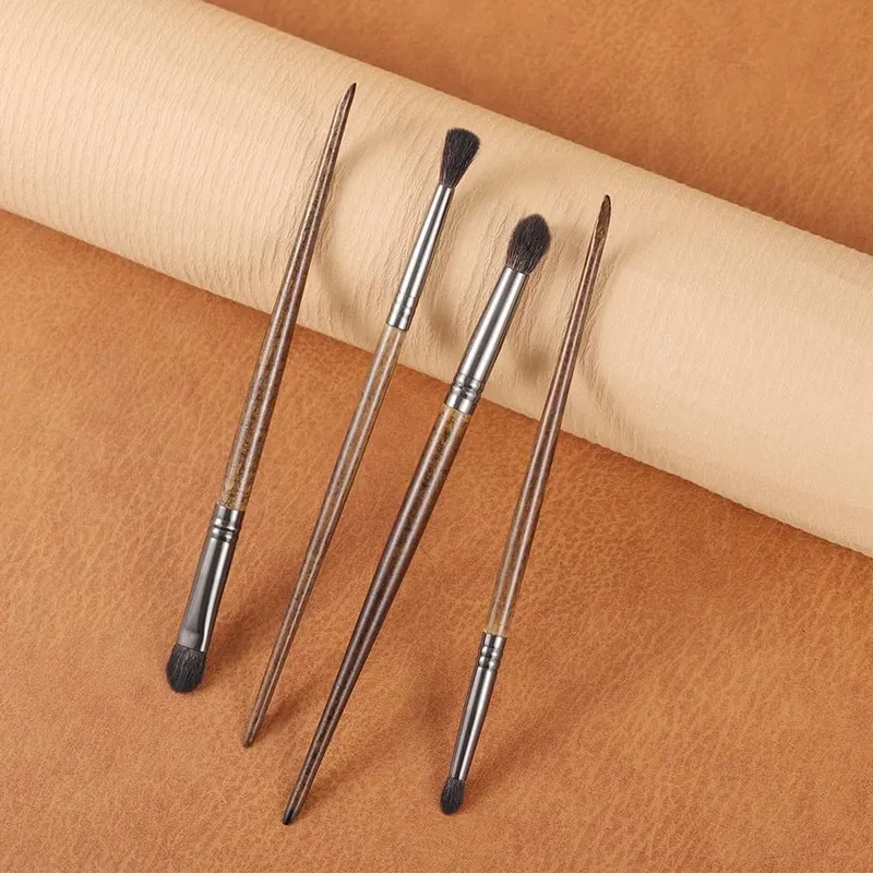 OVW Goat Hair Makeup Eyeshadow Brushes Set 4Pcs XQ111219N64b — image 6