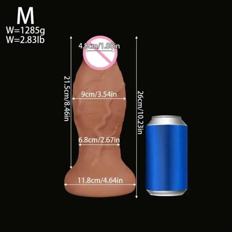 Super Large Anal Dildos Thick Realistic Penis Silicone Big Dick Butt Plug Masturbatior with Suction Cup Sex Toys for Women Men — image 9