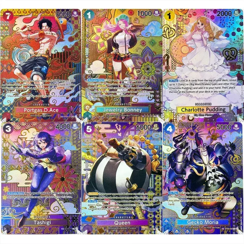 Komplet sæt One Piece Card Game SP sjældent kort komplet samling Højkvalitets DIY Replica Anime Foil Proxy Card [engelsk/japansk]