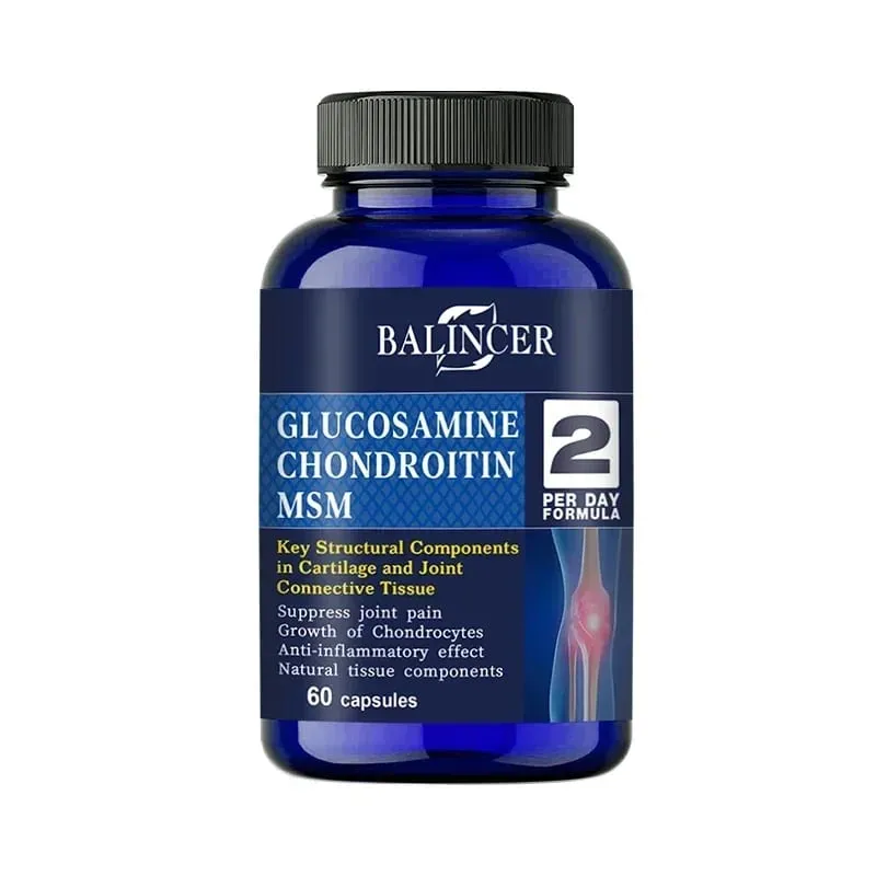 Glukosamin Chondroitin MSM – pro zdraví kloubů a kolen, imunitní systém bez GMO 120 tobolek — image 8
