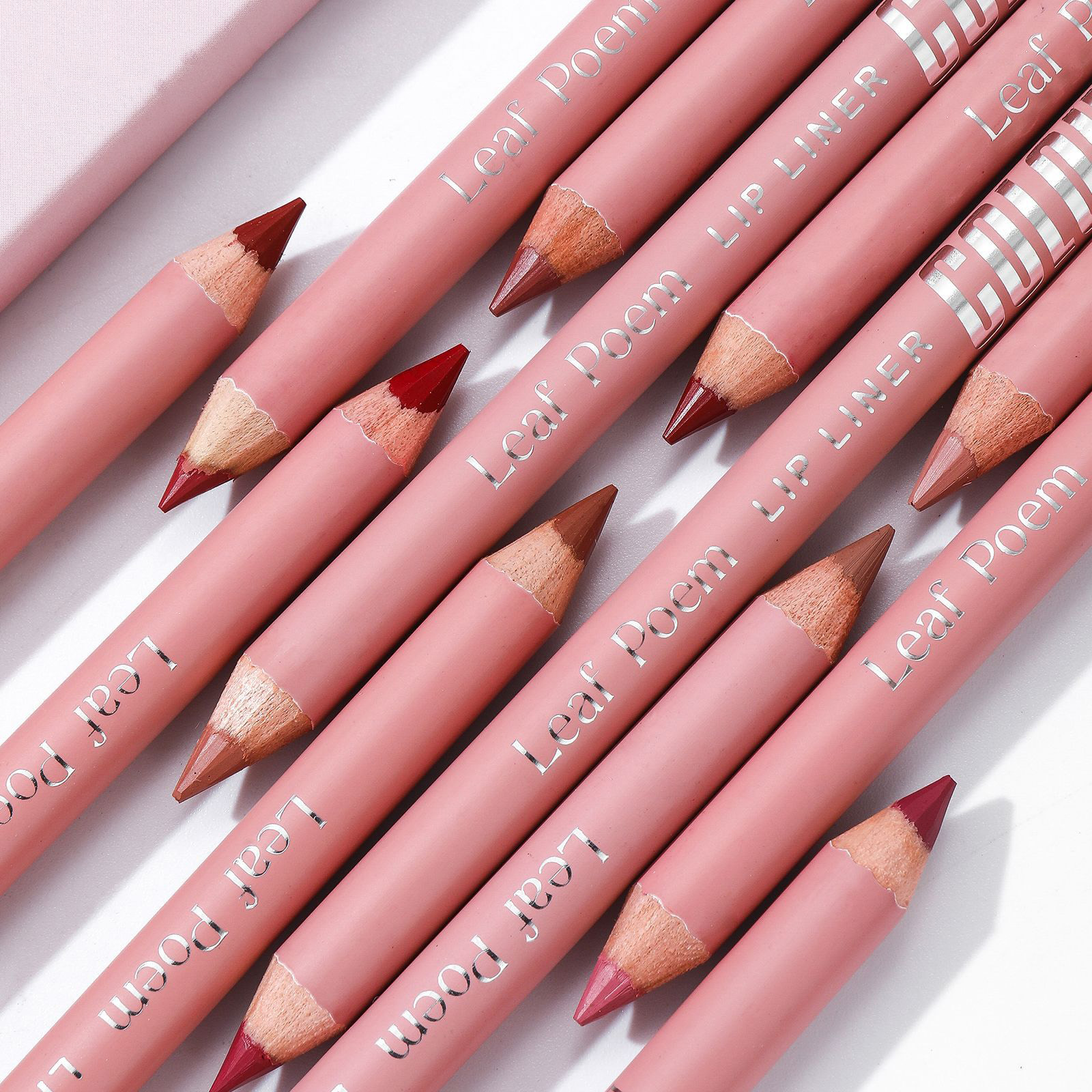 Waterproof Lasting Wooden Matte Lip Liner Pencil Natural Lips Makeup Nude Pink Lip Liner Outline The Lips Contour Makeup 12color — image 6