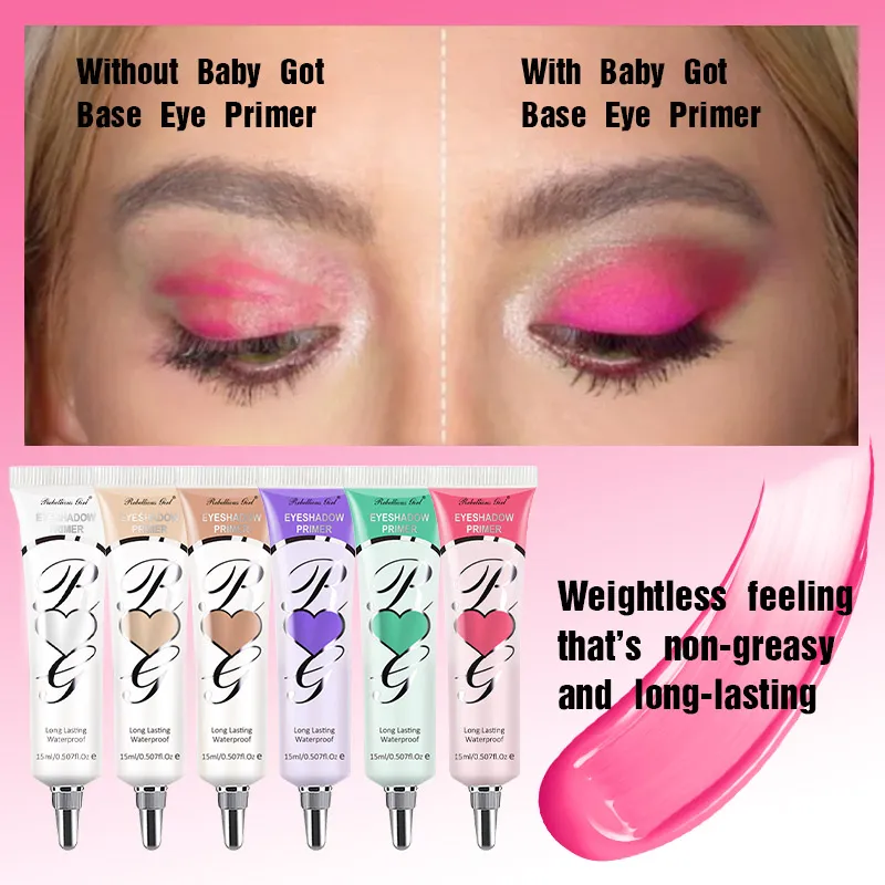 White Dark Matte Eye Shadow Primer Suitable for Oily Eyelid Eye Makeup Base Waterproof and Stain Resistant Durable Cream Liquid