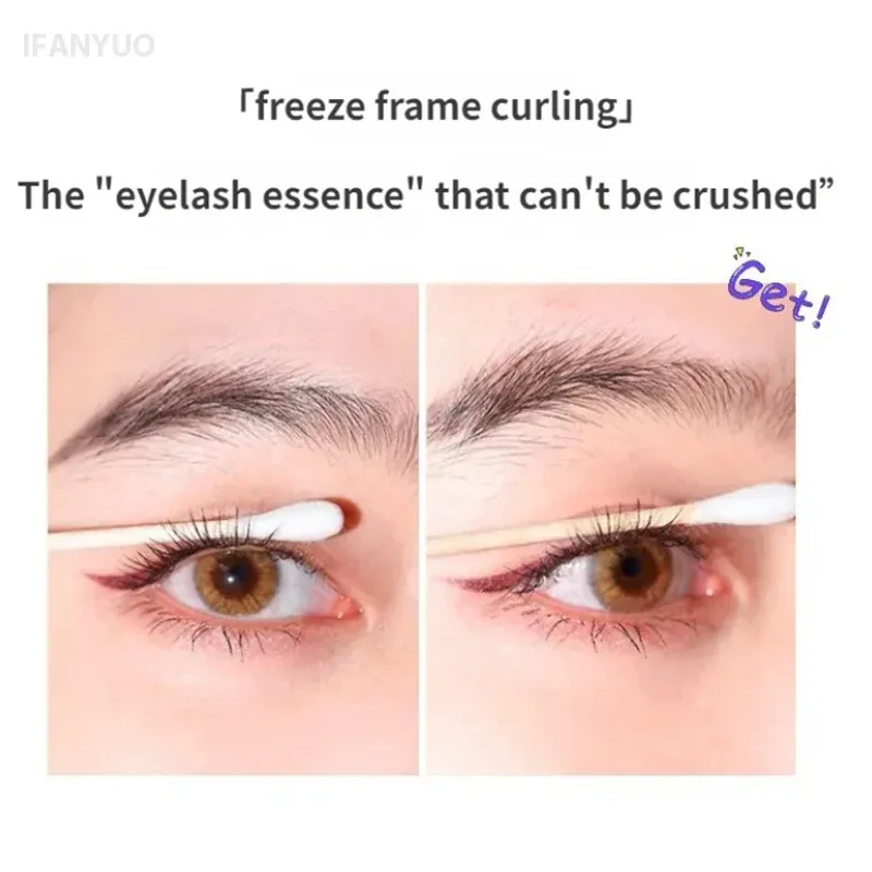 4D Black Mascara Dick Curling Langlebige wasserdichte wischfeste Seidenfaser-Mascara verlängert die Wimpernverlängerung Augen-Make-up — image 7