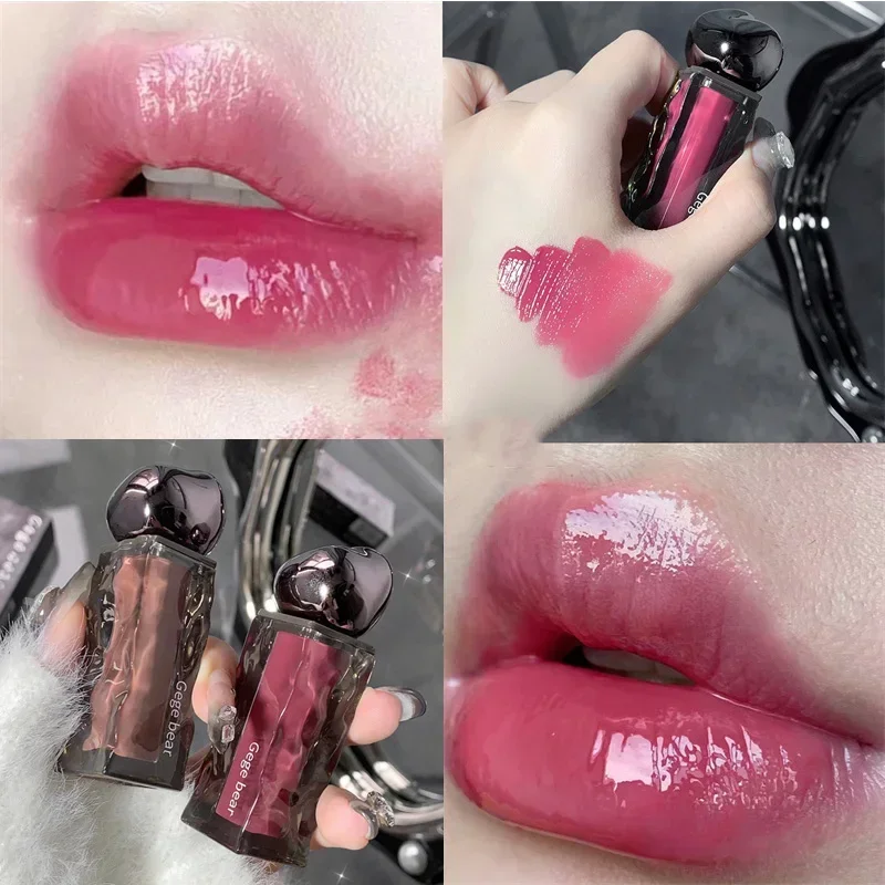 7 Colors Mirror Dyeing Lip Gloss Moisturizer Liquid Lipstick Waterproof Long Lasting Red Lip Tint Korean Natural Makeup Cosmetic — image 3
