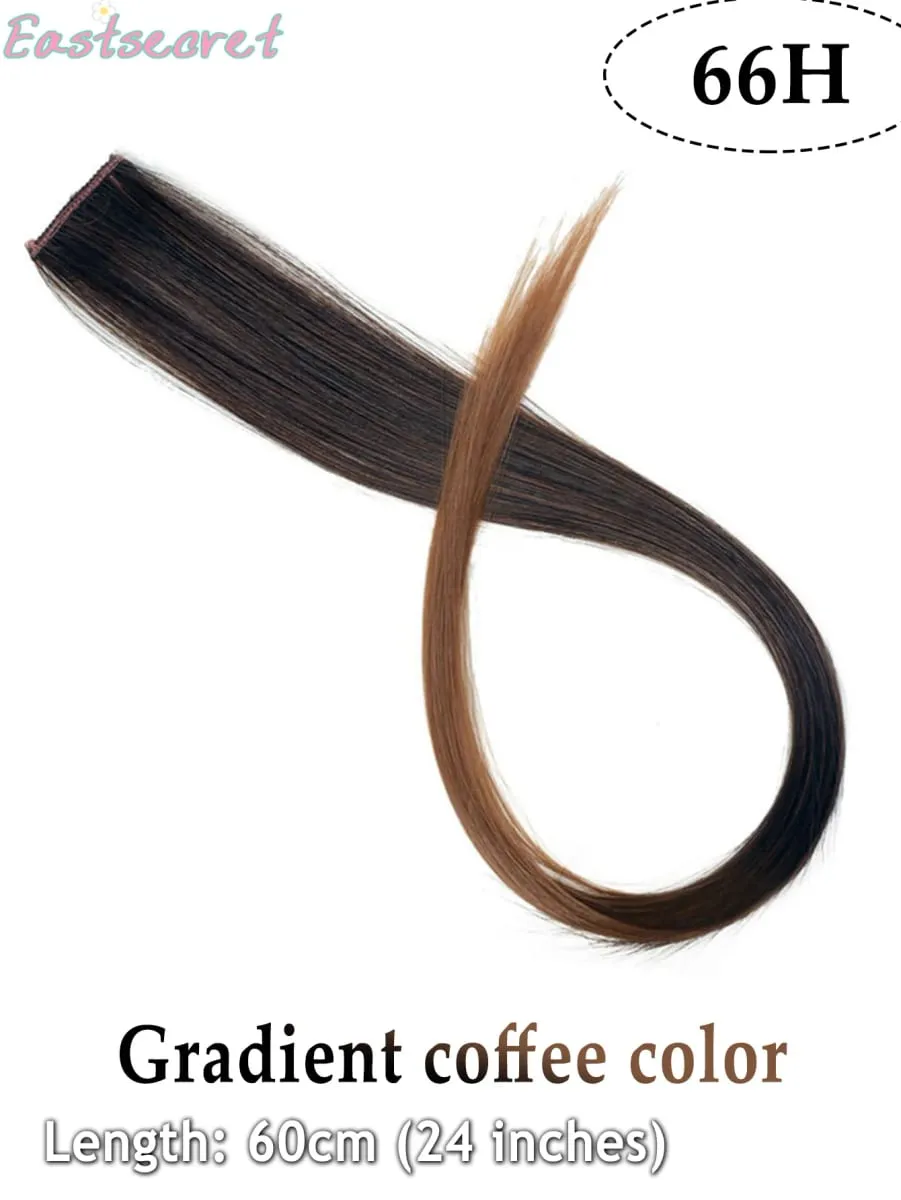 Long Straight Hair In Extensions Synthetic Clip In Hair Extensions for Women Halloween Christmas Party Cosplay Multiple Colors — image 37