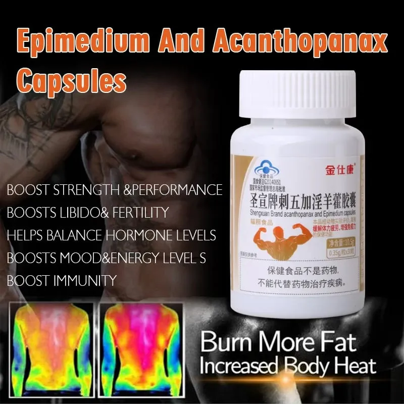 Powerful High Purity Epimedium Supplements Natural Organic Shilajit Erection Pill Improve Performance Increase Size than MAca — image 4