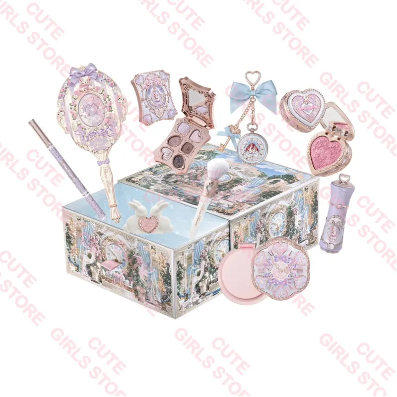Flower Knows Knight Unicorn Collection Mini All-In Gift Set-dengan Lipstik Blush Eyeshadow Powder Lip Liner Cermin & Alat — image 15