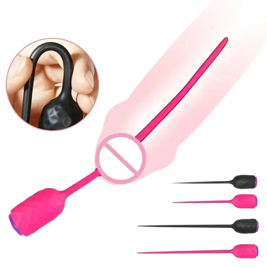 Long Urethral Catheter Vibrator Penis Plug Vibrating Urethra Sound Dilator Prostate Massager Male Masturbator Sex Toys For Men — image 2