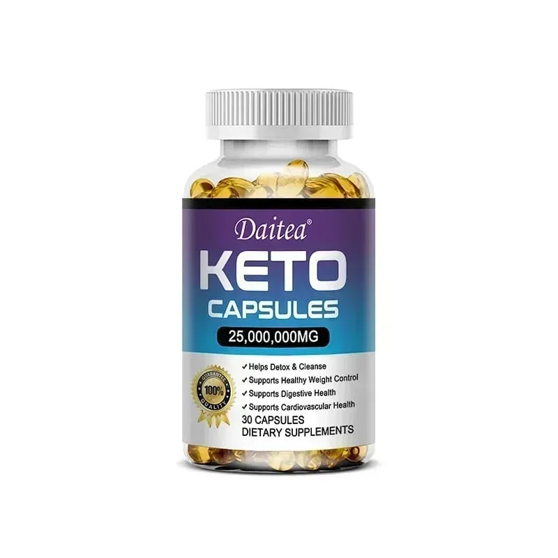 Organic Keto Detox Capsules - Flat Belly Deep Cleansing Detox Provides Energy Fat Burning Appetite Suppressant — image 8