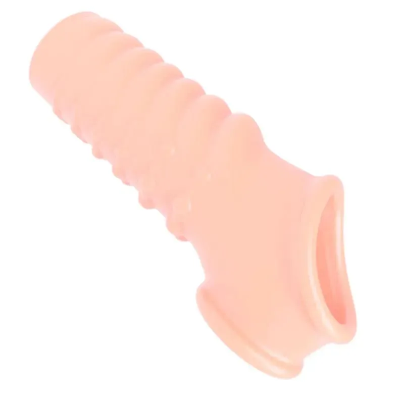 4 Types Penis Enlargement Sleeve Penis Extender Erection Cock Ring Delay Ejaculation Sex Toys for Men Adult Sex Game — image 10