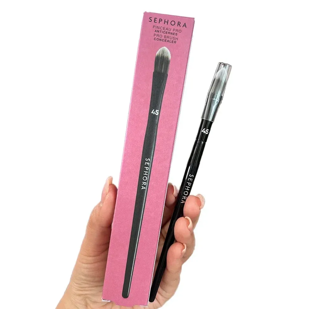 Professional Makeup Brushes Black Face Powder Blush Contour Eye Shadow Crease Blending Cosmetic Tools with box — image 6