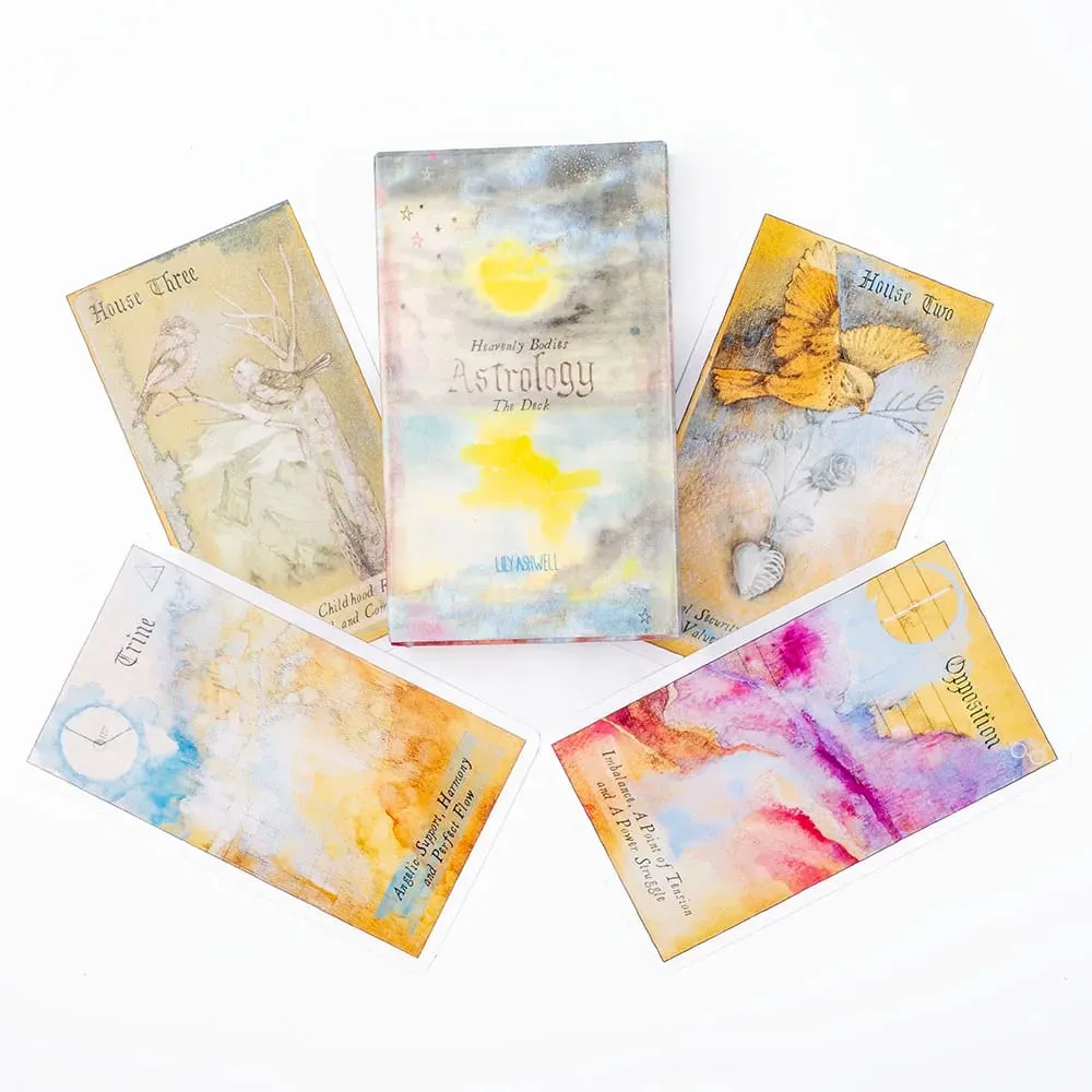 Heavenly Bodies Astrology 51-Card Deck Fate Divination Tarot Cards FortuneTelling Party Board Game Oracle Set 10.4 x 6.1CM — image 4
