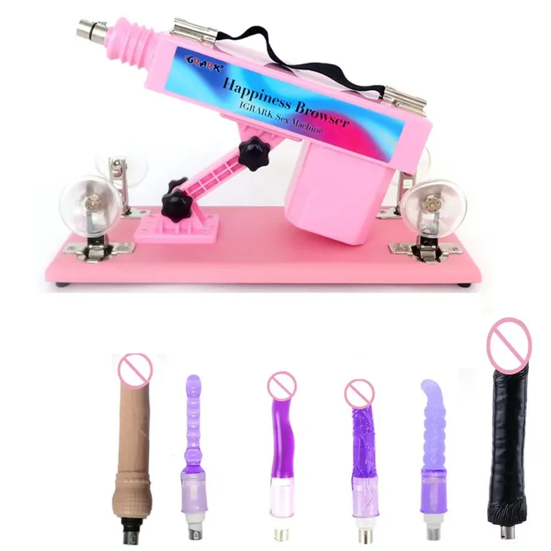 Automatic Retractable Sex Machine With Dildo Penis Anal Plug Female Vibrator Erotic Sexy Toys for Couples Men Women Adult Games — image 10