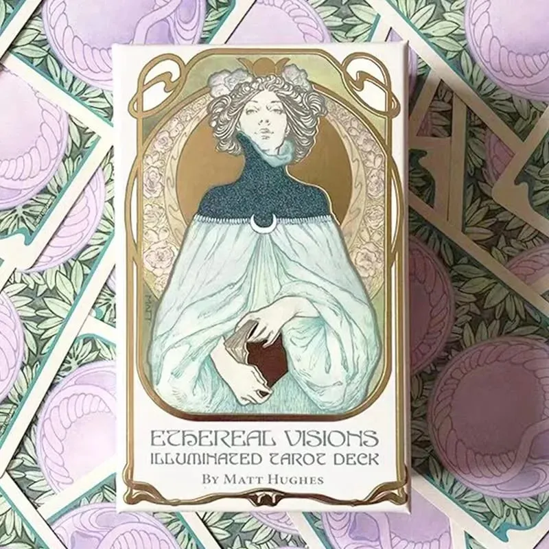 Classic Ethereal Visions Illuminated Tarot The Rider Tarot Deck Cards for Beginners Divination Edition Borad Playing Game — image 1