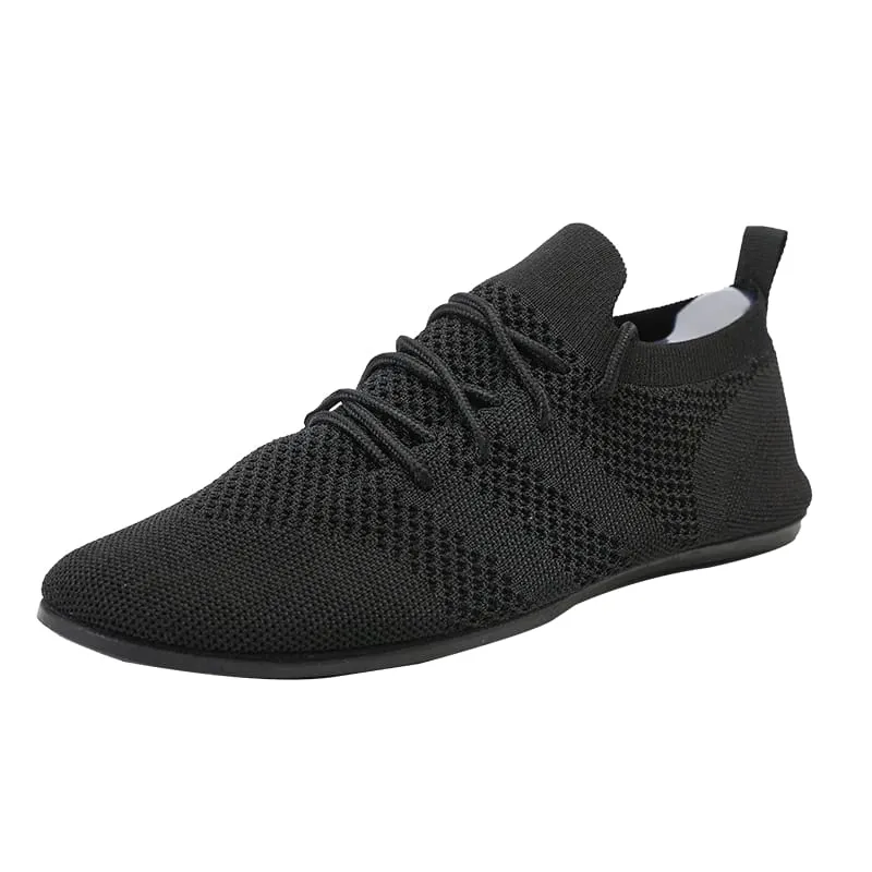 Lekkie męskie buty w stylu casual oddychające damskie buty wulkanizowane Outdoor miękkie męskie mokasyny siatkowe obuwie do jazdy zasznurowane 36-47