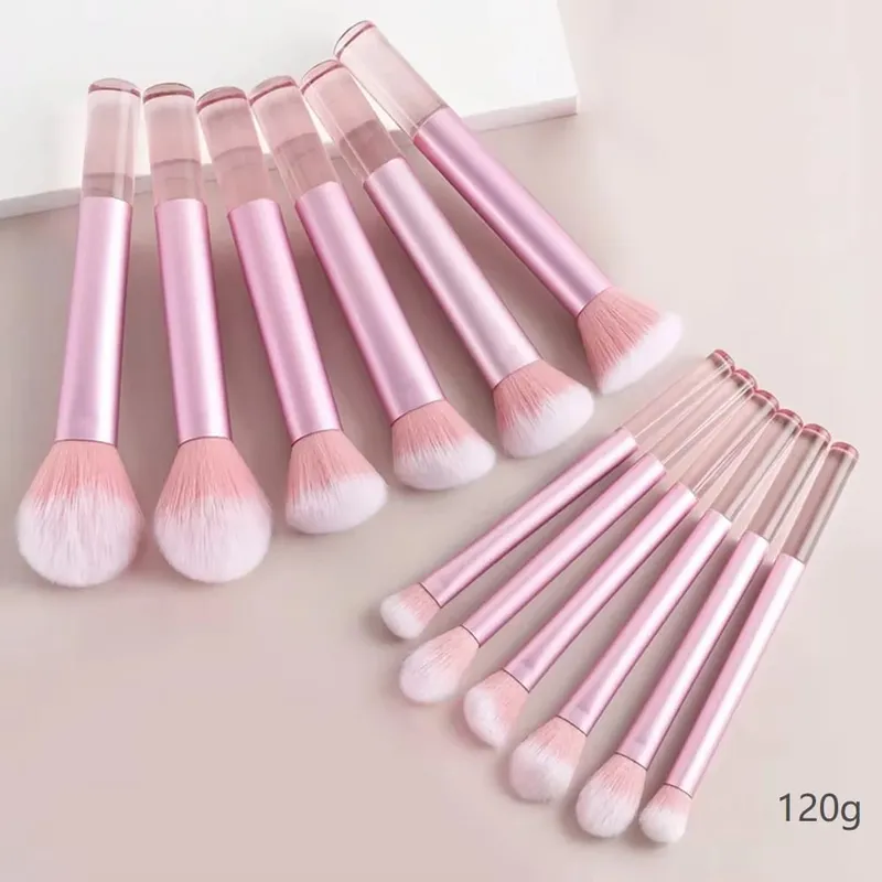 12pcs Makeup Brush Kit Soft Synthetic Hair Make Up Brushes Foundation Blush Eyeshadow Cosmetic Makeup Tools — image 14