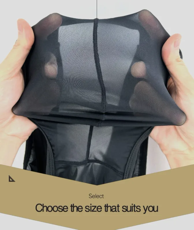 Sexy Men Bikini Briefs Man Underpantsr Slip Transparent Mesh Underwear Male Cuecas Men's Panties Ultra-thin Gays Sports Briefs — image 8
