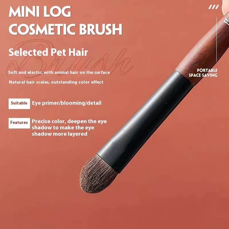 12pcs Mini Makeup Brushes Eyeshadow Brush Loose Powder Blusher Foundation Brush Travel Portable Make Up Brushes with Bag — image 2