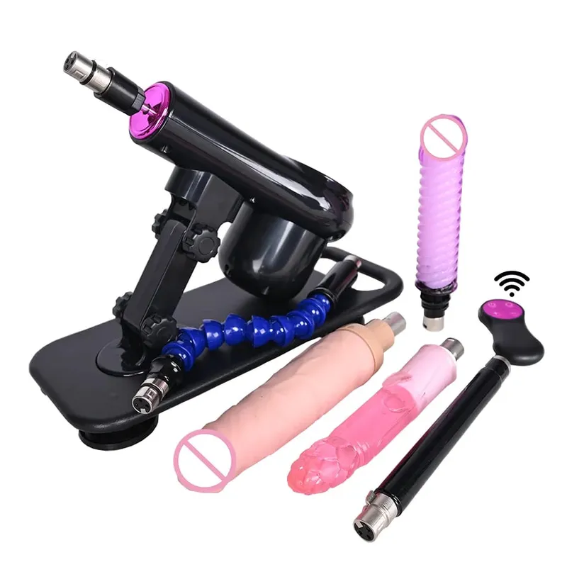 sex machine thrusting love machine automatic telescopic vibrator with Different Dildo Attachments Toys Sex toys — image 24
