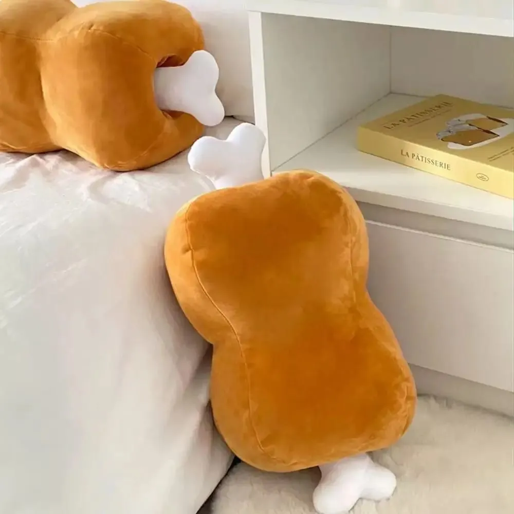 Bantal Tulang Daging Simulasi 42Cm Desain Kartun Bantal Mainan Mewah Lembut Bantal Tulang Daging Seperti Hidup Dapat Dicuci Hipoalergenik — image 7