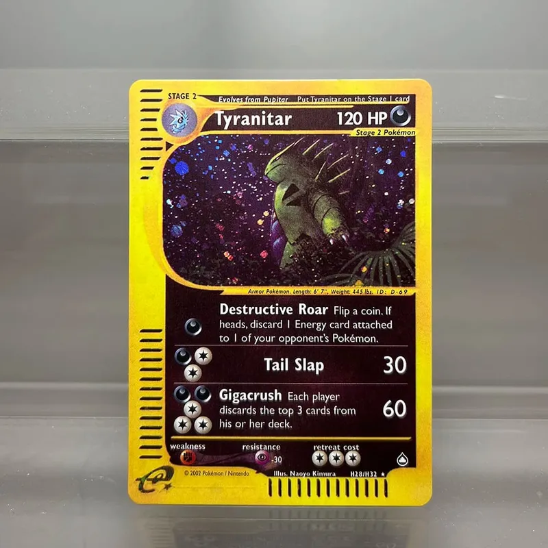 PKM-Karten Steelix Alakazam Scizor Einzelfolienkarten Raichu Slowking Game Collection-Karten PTCG-Ersatzkarten Aquapolis-Serie — image 15