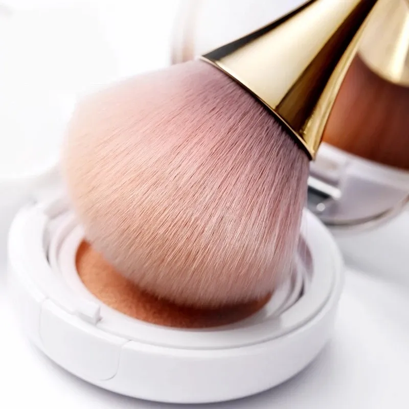 Rose Gold Powder Blush Makeup Brushes Professional Make Up Brush Soft Hair Large Nail Dust Cleaner Manicure Cosmetic Beauty Tool — image 3