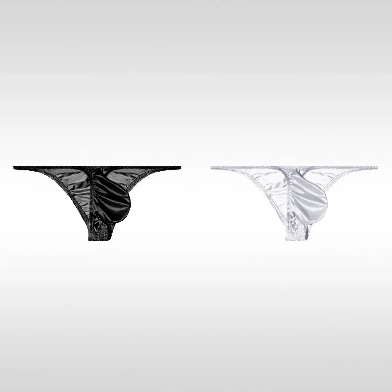 Men's Underwear Ice Silk Low Rise Sexy Bikini Briefs — image 12