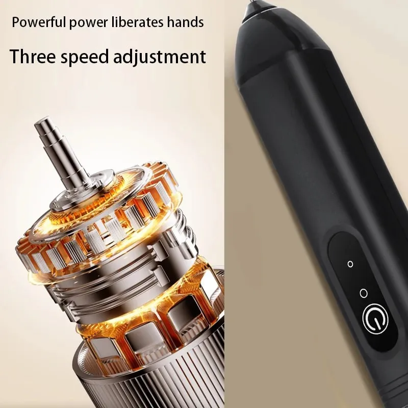 Rechargeable Electric Egg Beater With Stand Bracket 3 Speeds Adjustable Hand Whisk Drink Mixer Milk Frother for Coffee — image 5