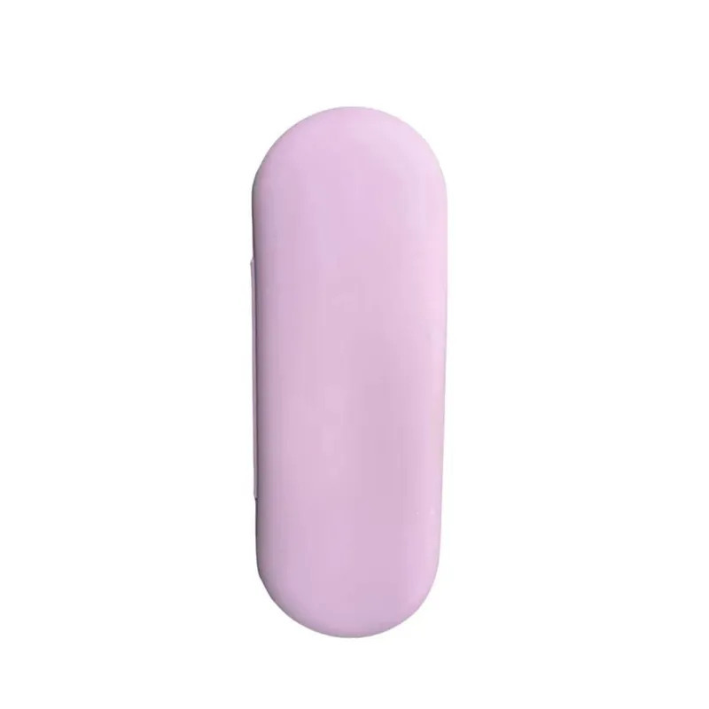 1 PC Silicone Makeup Brush Soft Portable Cosmetic Face Brushes Large Capacity Makeup Brush Bag Washable Makeup Pouch Holder Case