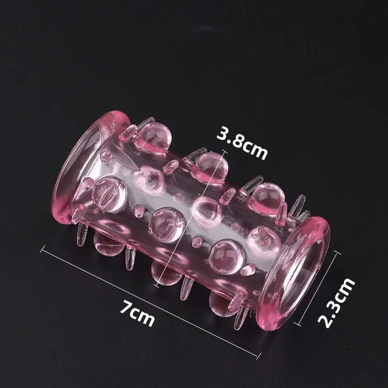 Adjustable Big Cock Ring Reusable Silicone Long Condom Penis Sleeve Delay Ejaculation Time Lasting Sex Toys for Men — image 3