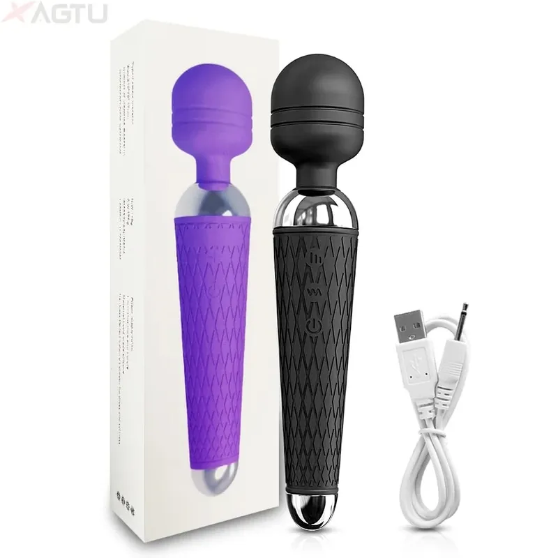AV Vibrator for Women Clitoris Stimulator Nipple G Spot Magic-Wand Dildo Female Vibrating Masturbation Adult Sex Toy for Women — image 12