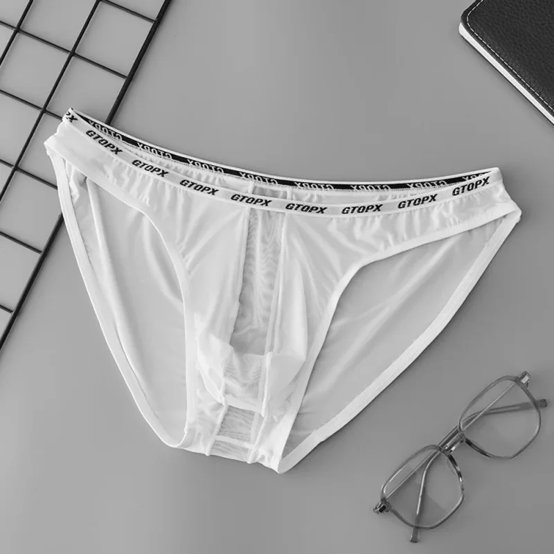 U Convex Pouch Low Waist Herren-Slip, transparente Mesh-Unterhose, dünner, atmungsaktiver Stoff, geeignet für alle Jahreszeiten — image 10