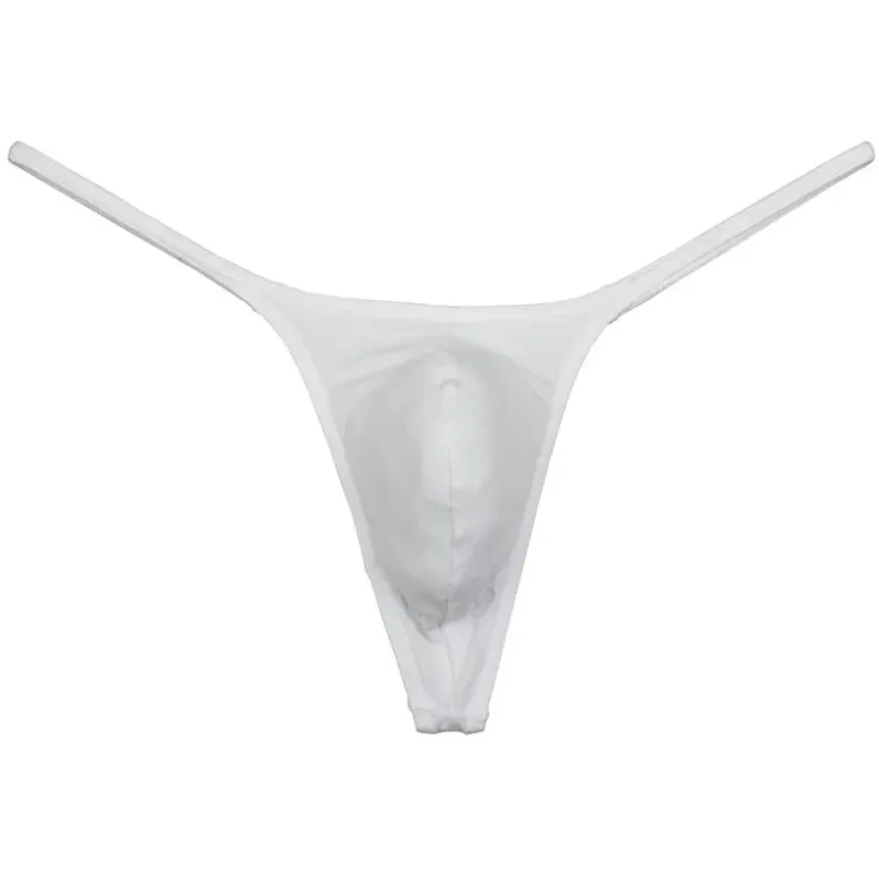 Men Modal String Thong Underwear Male Minimal Coverage Hipster T-back Jock Strap — image 8