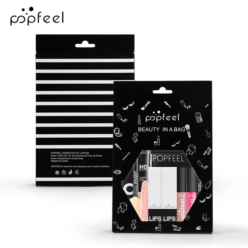 Long-Lasting Makeup Essentials Versatile Paste Complete Face Makeup Gift Bag Glamorous Makeup Collection For Makeup Beginners