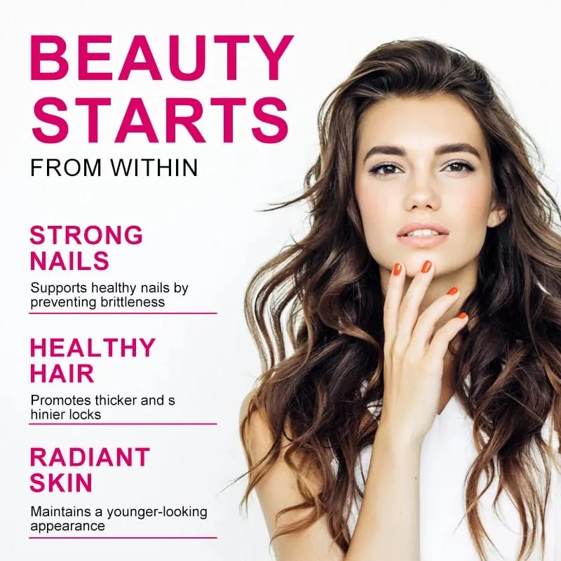 Daitea Collagen Biotin Capsules support healthy skin joints hair and nails antioxidant and non-GMO — image 3