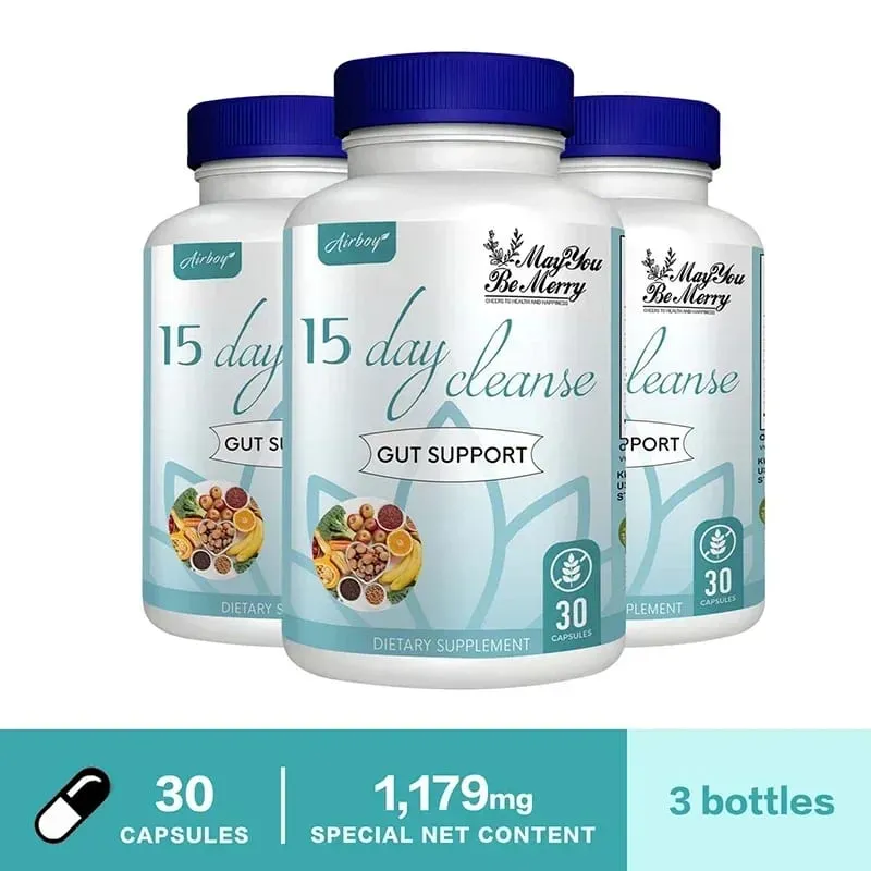 Gut and Colon Cleanse & Detox for Weight Loss-15 Day Quick Cleanser - Capsules Supplement to Flush Toxins&Boost Energy for Adult — image 9