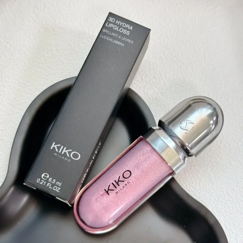 Original Kiko 3D Mirror Lip Glaze Waterproof Non Fading and Non Stick Cup Gentle Bean Paste Color Fine Shiny Point Charm Red — image 20