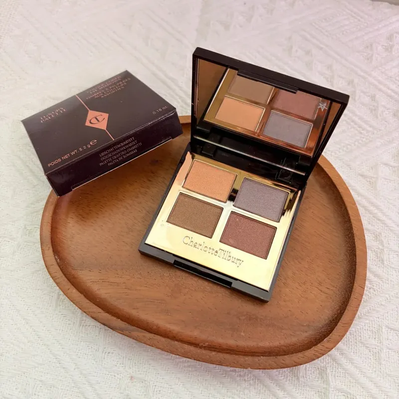 Charlotte Tilbury 4Pan Velvet&9Pan Silk Shimmer Eyeshadow&Cream Blush Dewy Long Lasting Buildable Blendable Natural Glow Makeup — image 13