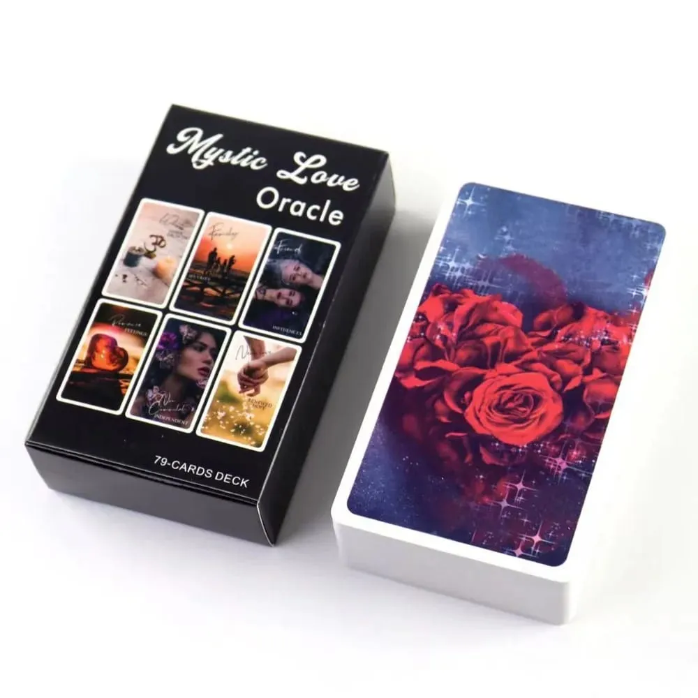 10.3*6cm Mystic Love Oracle Deck 79 Pcs Cards LOVE ORACLE Deck Tarot Deck Twin Flame Deck Messages — image 6