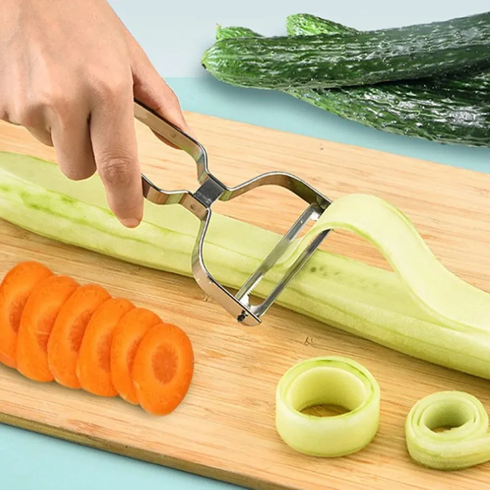 1pc Stainless Steel Vegetable Fruit Peeler Cabbage Grating Salad Slicer Kitchen Tools Gadgets Fruit Vegetable Tools Peeler