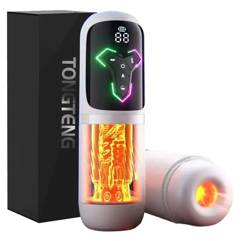 Automatic Male Masturbator Cup with Sucking Thrusting Heating Modes Stroker Blowiob Machine LCD Display Adult Sex Toy for Men — image 5