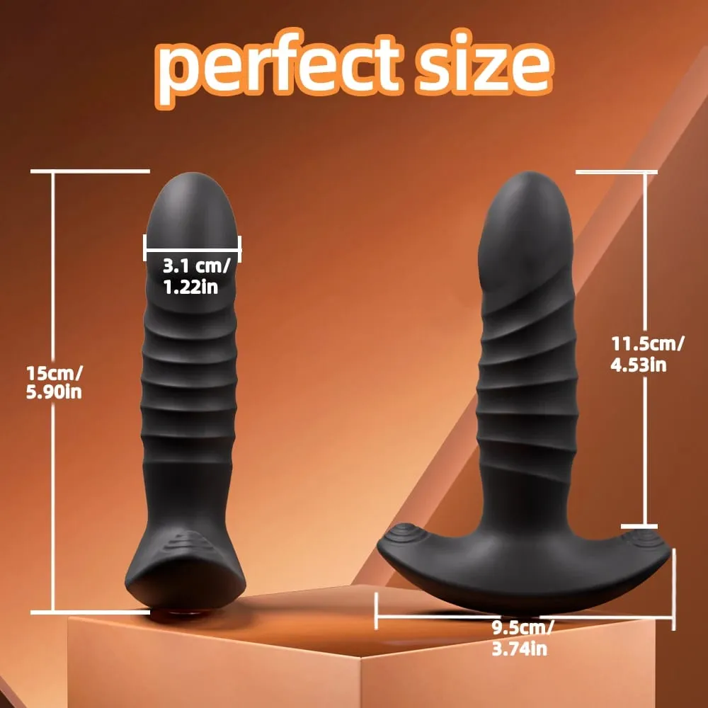 APP Control Male Thrusting Prostate Massager Vibrator for Men Gay Anal Plug Telescopic Butt Plug Female Sex Toy for Adult — image 3